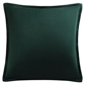 Velvet Throw Pillow Cover Cushion Cases for Sofa Bed 16"x16" Dark Green